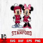 Stanford Cardinal Mickey Minnie Mouse Pink Svg Eps Dxf Png File, NCAA svg , File Cut , Digital Download , Instant Download, Cut Svg Files