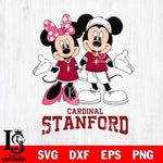 Stanford Cardinal Mickey Minnie Mouse Sport Svg Eps Dxf Png File, NCAA svg , File Cut , Digital Download , Instant Download, Cut Svg Files