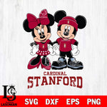 Stanford Cardinal Mickey Minnie Rugby ball Svg Eps Dxf Png File, NCAA svg , File Cut , Digital Download , Instant Download, Cut Svg Files