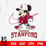 Stanford Cardinal Mickey Mouse NIKE, Svg Eps Dxf Png File, Digital Download