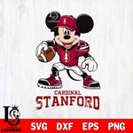 Stanford Cardinal Mikey Mouse Disney, Svg Eps Dxf Png File, Digital Download