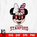 Stanford Cardinal Minnie Mouse Love 2, Svg Eps Dxf Png File, Digital Download