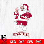 Stanford Cardinal Santa claus Svg dxf eps png pdf file,NCAA svg,Digital Download,Cricut file