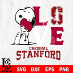 Stanford Cardinal Snoopy Sport 10 Svg Eps Dxf Png File, Digital Download