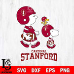 Stanford Cardinal Snoopy Sport Svg Eps Dxf Png File, Digital Download