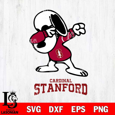 Stanford Cardinal Snoopy Sport 3 Svg Eps Dxf Png File, Digital Download