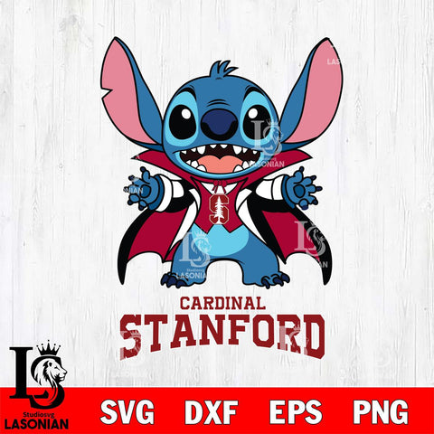 Stanford Cardinal Stitch Vampire halloween Svg Eps Dxf Png File, NCAA svg, Digital Download, Instant Download