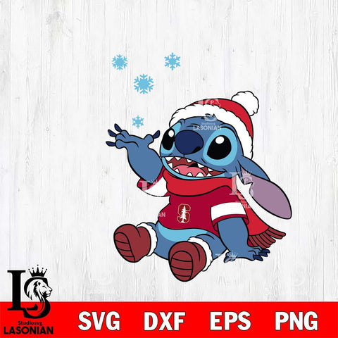 Stanford Cardinal Stitch Wearing Winter Scarf Svg Eps Dxf Png File, Digital Download, Instant Download