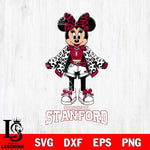 Stanford Cardinal Style Minnie Disney Svg Eps Dxf Png File, Digital Download, Instant Download