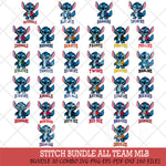 Stitch Halloween MLB Svg Eps Dxf Png File,bundle MLB svg, Digital Download, Instant Download