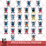 Stitch Horror 2 MLB Svg Eps Dxf Png File, Bundle MLB svg, Digital Download, Instant Download