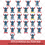 Stitch Horror Halloween MLB Svg Eps Dxf Png File,bundle MLB svg, Digital Download, Instant Download