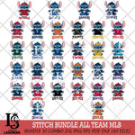 Stitch Mummy MLB Svg Eps Dxf Png File, Bundle MLB svg, Digital Download, Instant Download