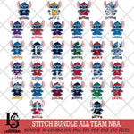 Stitch Mummy NBA Svg Eps Dxf Png File, Bundle NBA svg, Digital Download, Instant Download