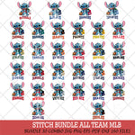 Stitch Zombie MLB Svg Eps Dxf Png File,bundle MLB svg, Digital Download, Instant Download