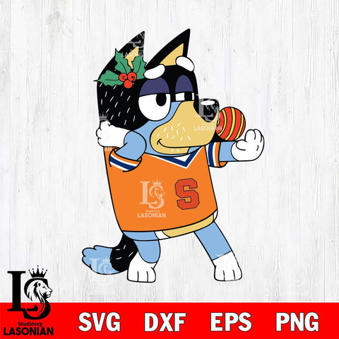 Syracuse Orange Bandit Heeler Christmas Svg Eps Dxf Png File, Digital Download, Instant Download