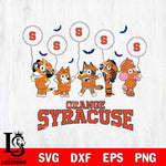 Syracuse Orange Bluey Halloween Spooky Svg Eps Dxf Png File, Digital Download, Instant Download