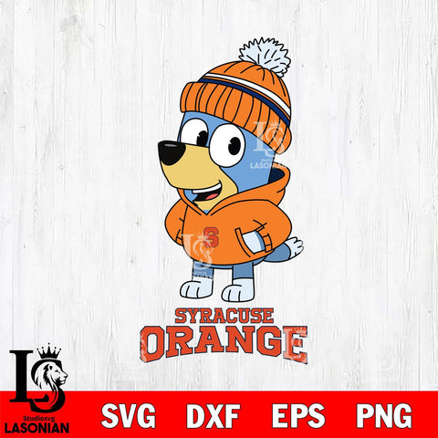 Syracuse Orange Bluey Hoodie Sport Svg Eps Dxf Png File, Digital Download ,Instant Download, Cricut File