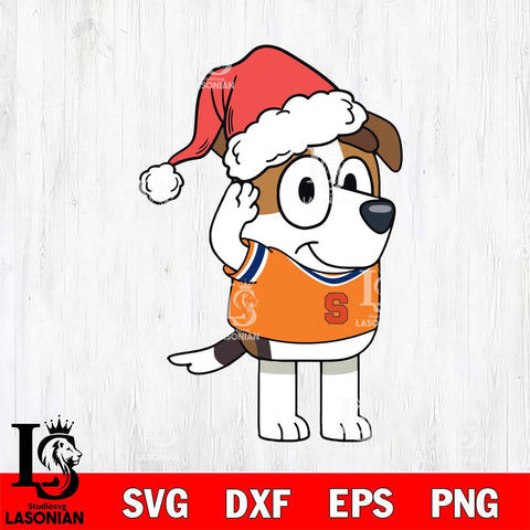 Syracuse Orange Bluey Jack Christmas Svg Eps Dxf Png File, Digital Download, Instant Download