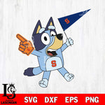 Syracuse Orange Bluey flag Svg Eps Dxf Png File, Digital Download, Instant Download