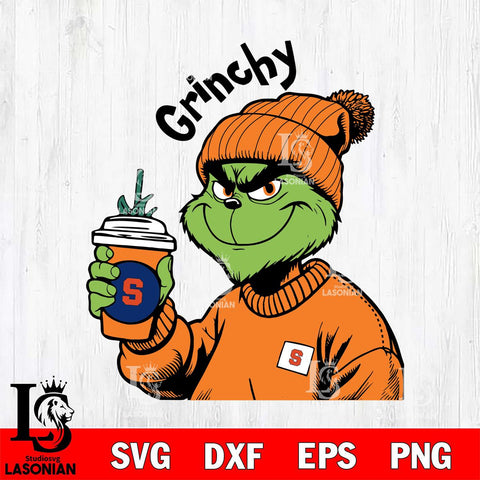 Syracuse Orange Boujee Grinch 10 Svg Eps Dxf Png File, Digital Download, Instant Download