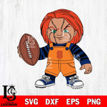 Syracuse Orange Chucky Horror 12 Svg Eps Dxf Png File, NCAA svg, Digital Download, Instant Download