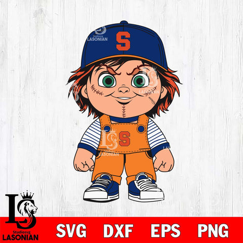 Syracuse Orange Chucky Horror Svg Eps Dxf Png File, NCAA svg, Digital Download, Instant Download