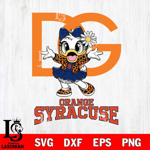 Syracuse Orange Dolce And Gabbana Daisy Duck Disney Svg Eps Dxf Png File, Digital Download, Instant Download