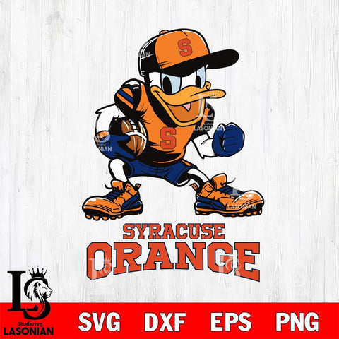 Syracuse Orange Donal Duck Disney, Svg Eps Dxf Png File, Digital Download