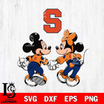 Syracuse Orange Fan Minnie And Mickey Love Svg Eps Dxf Png File, Digital Download, Instant Download