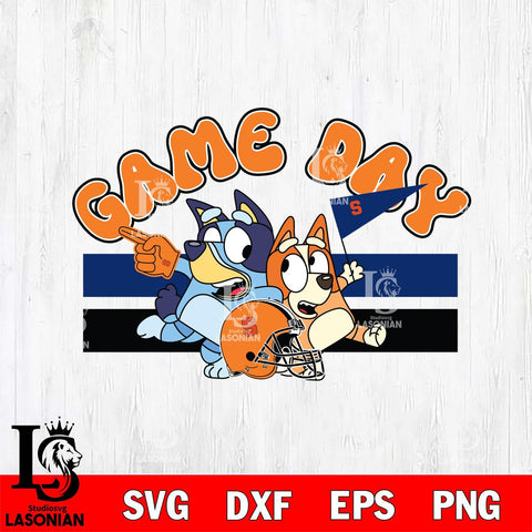 Syracuse Orange Game Day Bluey Svg Eps Dxf Png File, Digital Download, Instant Download