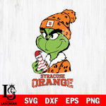 Syracuse Orange Grinch Tree Cake Svg Eps Dxf Png File, Digital Download, Instant Download