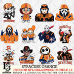 Syracuse Orange Halloween Bundle 12 SVG Svg Eps Dxf Png File, NCAA bundle svg, Digital Download, Instant Download