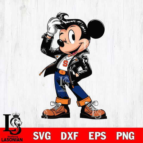 Syracuse Orange Handsome Mickey Mouse Svg Eps Dxf Png File, Digital Download, Instant Download