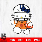 Syracuse Orange Hello Kitty sport 8 Svg Eps Dxf Png File, NCAA svg, Digital Download, Instant Download