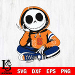 Syracuse Orange Jack Skellington halloween Svg Eps Dxf Png File, NCAA svg, Digital Download, Instant Download