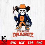 Syracuse Orange Jason Voorhees 3 Svg Eps Dxf Png File, Digital Download