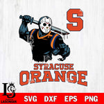 Syracuse Orange Jason Voorhees 5 Svg Eps Dxf Png File, Digital Download