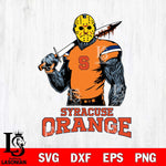 Syracuse Orange Jason Voorhees 7 Svg Eps Dxf Png File, Digital Download