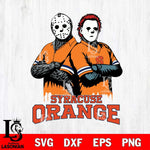 Syracuse Orange Jason Voorhees 8 Svg Eps Dxf Png File, Digital Download