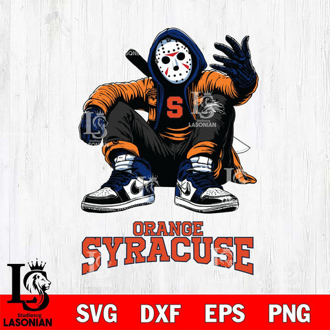 Syracuse Orange Jason Voorhees Halloween SVG Svg Eps Dxf Png File, Digital Download, Instant Download