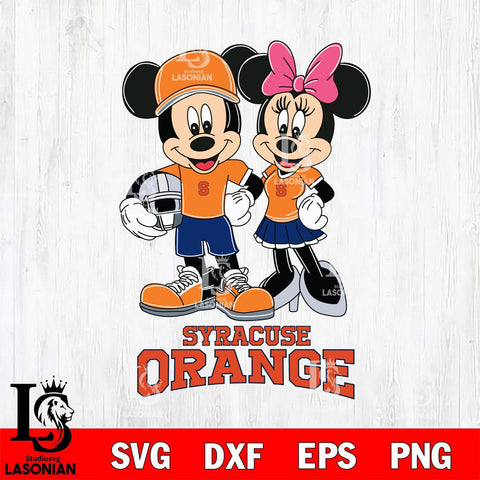 Syracuse Orange Mickey Minnie Mouse Helmet Svg Eps Dxf Png File, NCAA svg , File Cut , Digital Download , Instant Download, Cut Svg Files