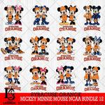 Syracuse Orange Mickey Minnie Mouse NCAA Bundle 12 Svg Eps Dxf Png File, Bundle NCAA svg , File Cut , Digital Download , Instant Download, Cut Svg Files