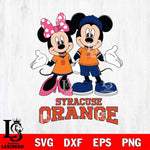 Syracuse Orange Mickey Minnie Mouse Sport Svg Eps Dxf Png File, NCAA svg , File Cut , Digital Download , Instant Download, Cut Svg Files