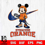 Syracuse Orange Mikey Mouse Disney NIKE, Svg Eps Dxf Png File, Digital Download