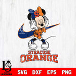 Syracuse Orange Minnie Mouse Dancing NIKE, Svg Eps Dxf Png File, Digital Download