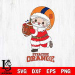 Syracuse Orange Santa Claus Cute Svg dxf eps png pdf file,NCAA svg,Digital Download,Cricut file