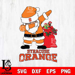 Syracuse Orange Santa Dabbing Christmas Svg dxf eps png pdf file,NCAA svg,Digital Download,Cricut file