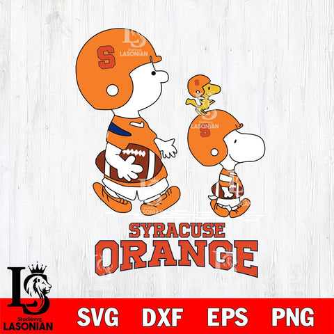 Syracuse Orange Snoopy Sport Svg Eps Dxf Png File, Digital Download