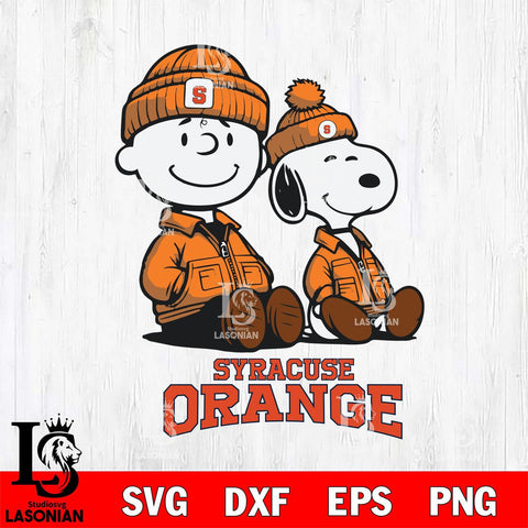 Syracuse Orange Snoopy Sport 6 Svg Eps Dxf Png File, Digital Download